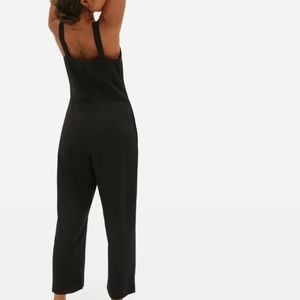 Everlane The Japanese GoWeave Slip Jumpsuit Black size 8